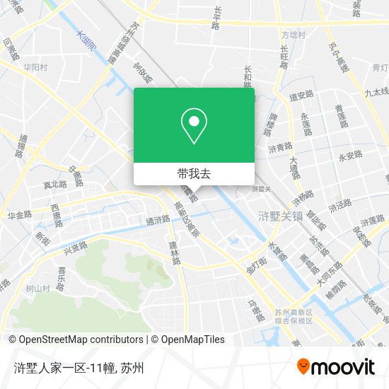 浒墅人家一区-11幢地图