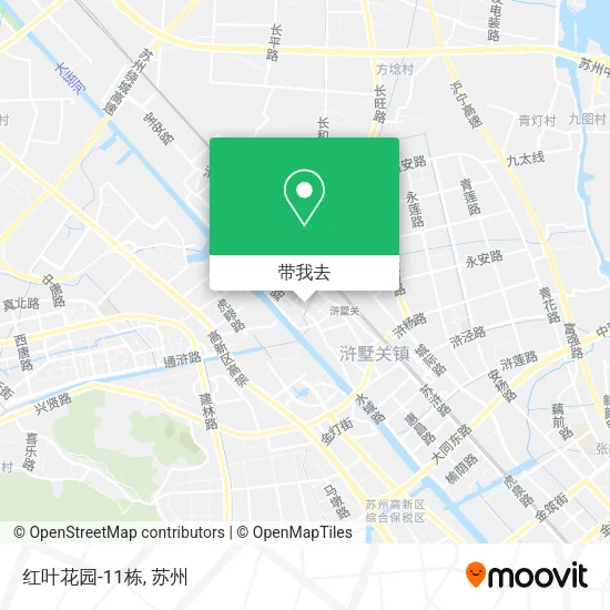 红叶花园-11栋地图