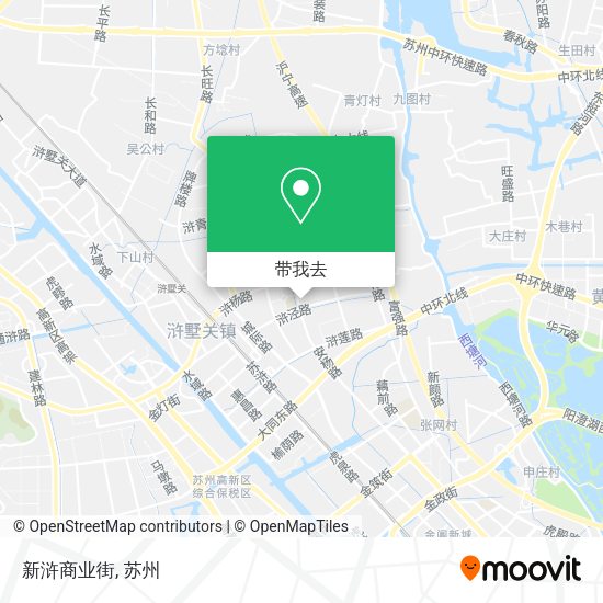 新浒商业街地图