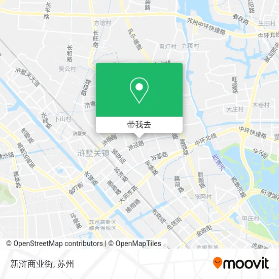 新浒商业街地图