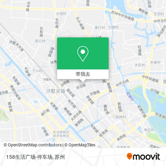 158生活广场-停车场地图