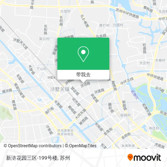 新浒花园三区-199号楼地图