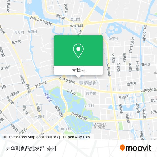 荣华副食品批发部地图