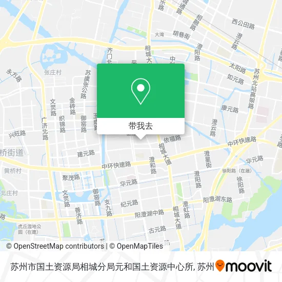苏州市国土资源局相城分局元和国土资源中心所地图