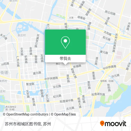苏州市相城区图书馆地图