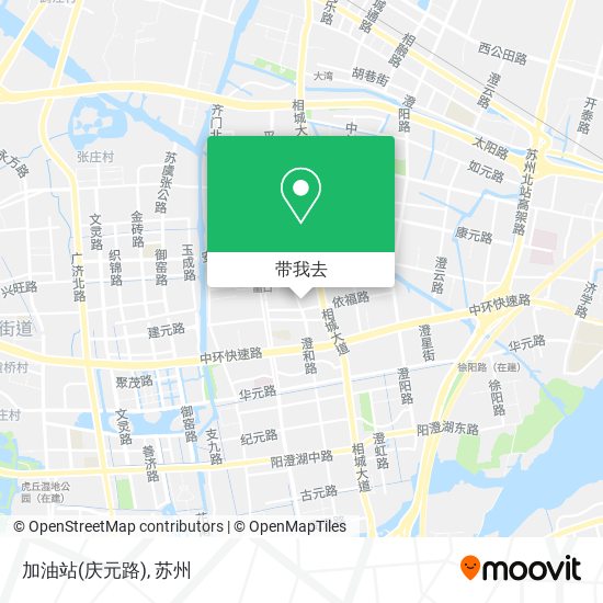 加油站(庆元路)地图