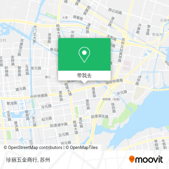 珍丽五金商行地图