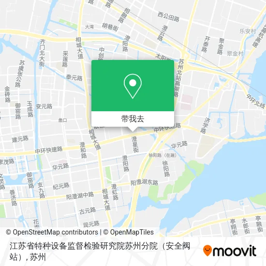江苏省特种设备监督检验研究院苏州分院（安全阀站）地图