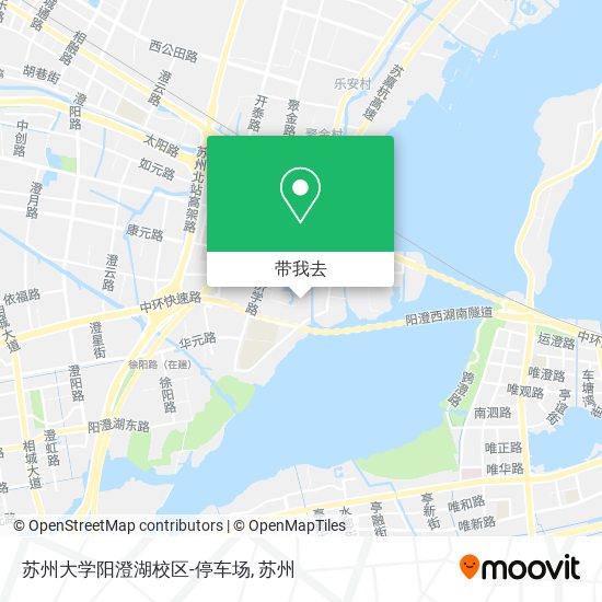 苏州大学阳澄湖校区-停车场地图