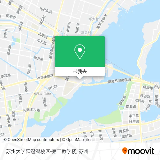 苏州大学阳澄湖校区-第二教学楼地图