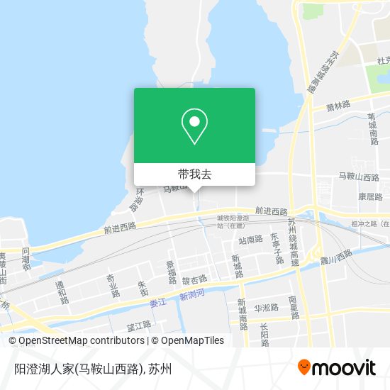 阳澄湖人家(马鞍山西路)地图