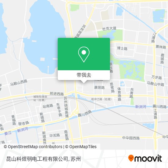 昆山科煜弱电工程有限公司地图
