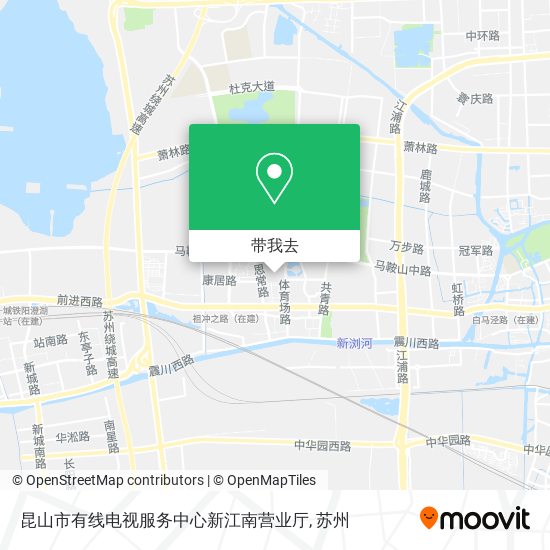昆山市有线电视服务中心新江南营业厅地图