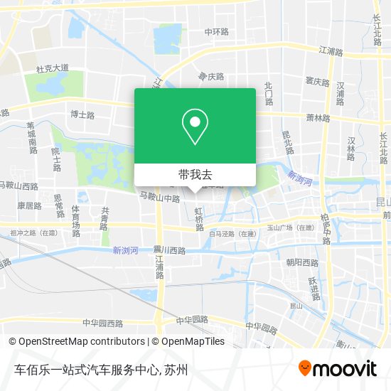 车佰乐一站式汽车服务中心地图