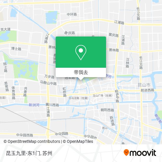 昆玉九里-东1门地图