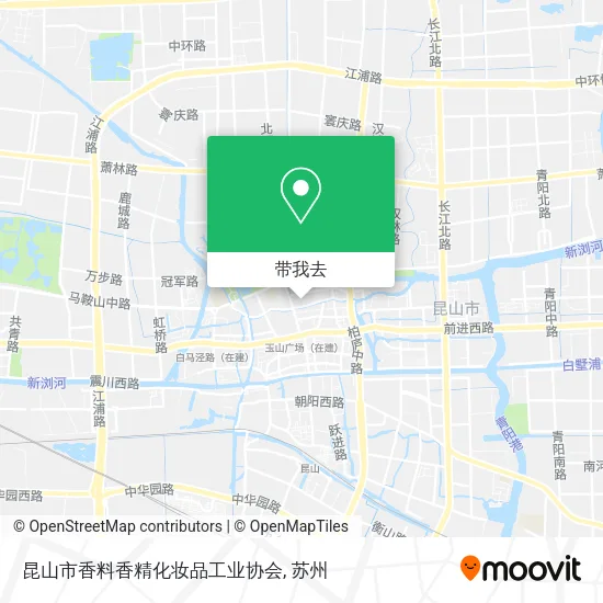 昆山市香料香精化妆品工业协会地图