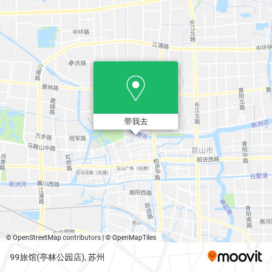 99旅馆(亭林公园店)地图