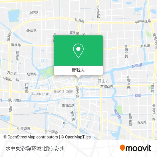 水中央浴场(环城北路)地图