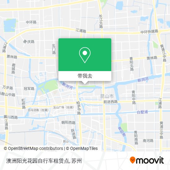 澳洲阳光花园自行车租赁点地图