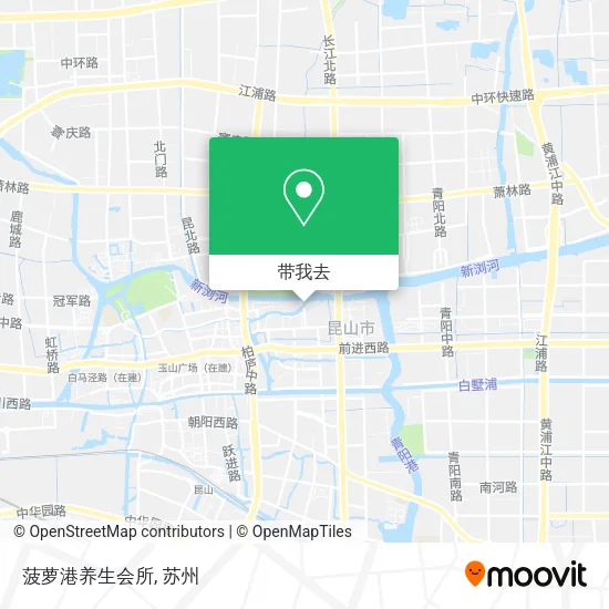 菠萝港养生会所地图