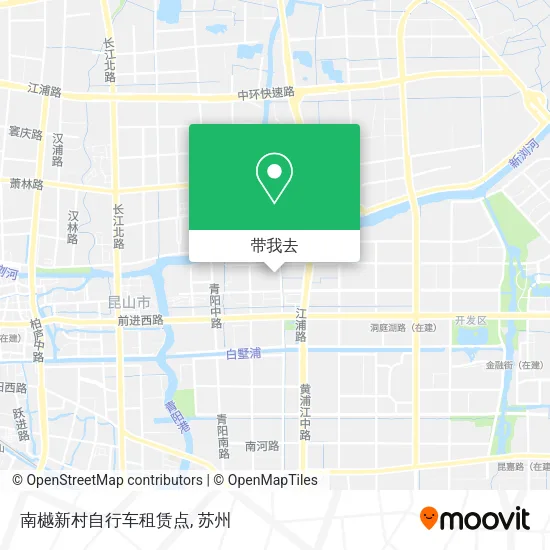 南樾新村自行车租赁点地图