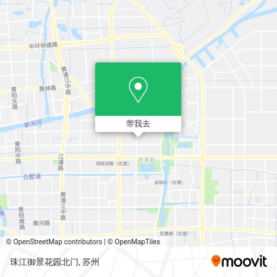 珠江御景花园北门地图