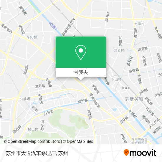 苏州市大通汽车修理厂地图