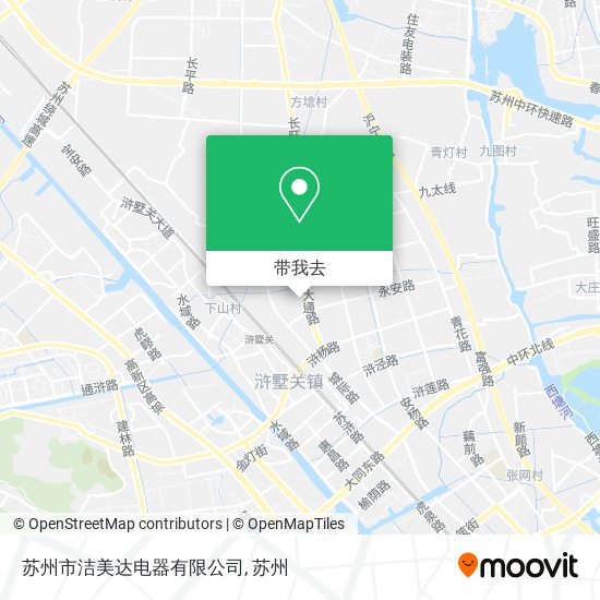 苏州市洁美达电器有限公司地图