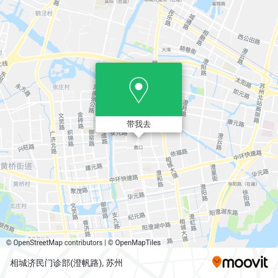 相城济民门诊部(澄帆路)地图