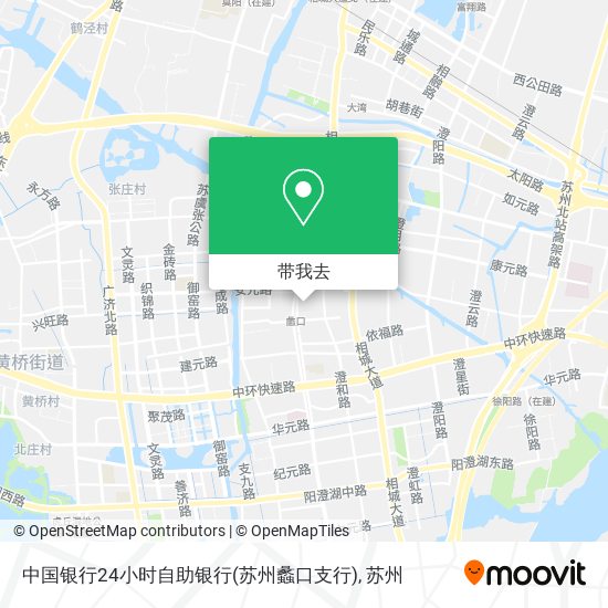 中国银行24小时自助银行(苏州蠡口支行)地图