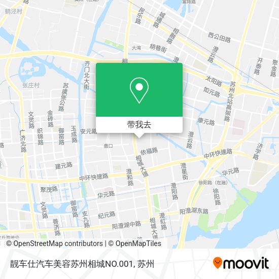 靓车仕汽车美容苏州相城NO.001地图