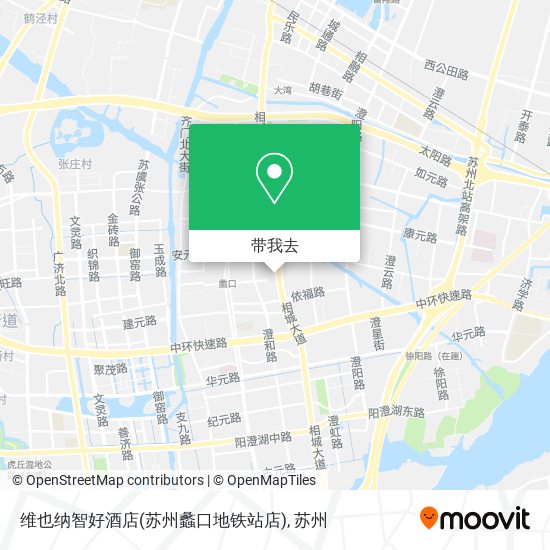 维也纳智好酒店(苏州蠡口地铁站店)地图