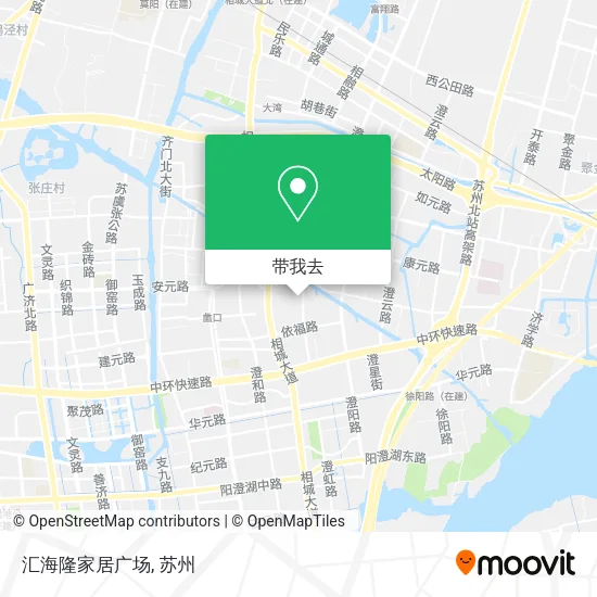 汇海隆家居广场地图