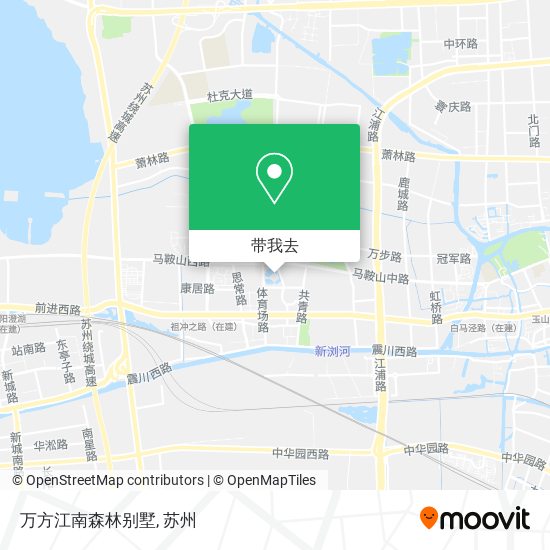 万方江南森林别墅地图