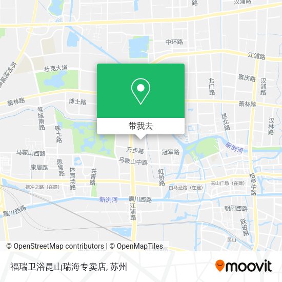 福瑞卫浴昆山瑞海专卖店地图