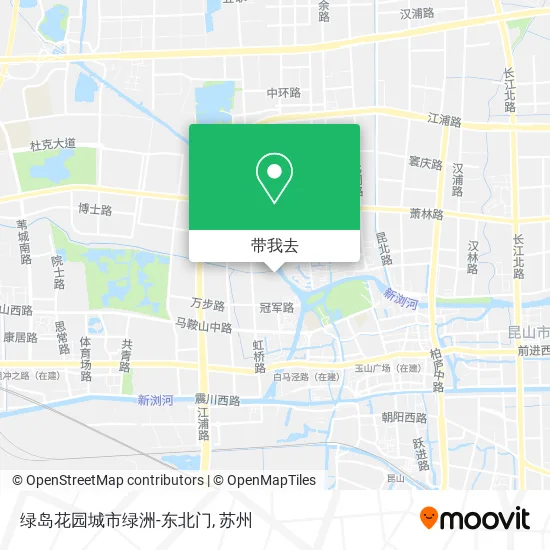 绿岛花园城市绿洲-东北门地图