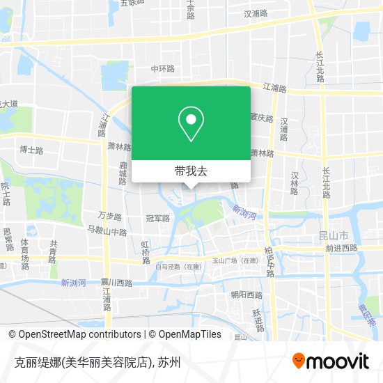克丽缇娜(美华丽美容院店)地图