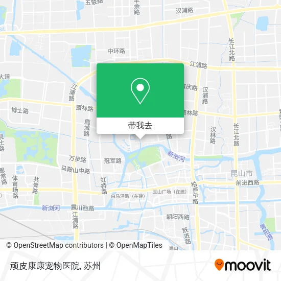 顽皮康康宠物医院地图