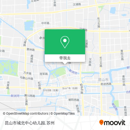 昆山市城北中心幼儿园地图