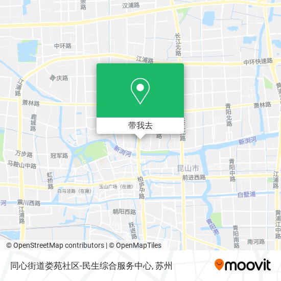 同心街道娄苑社区-民生综合服务中心地图