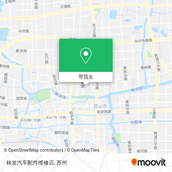 林发汽车配件维修店地图