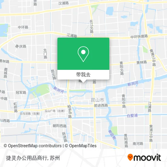 捷灵办公用品商行地图
