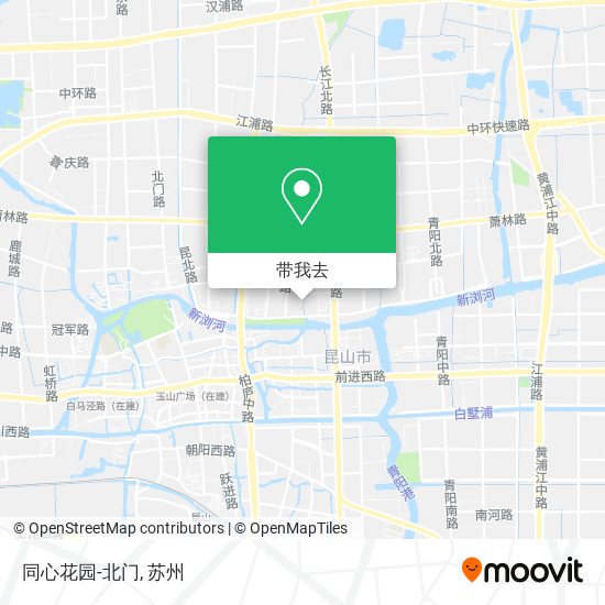 同心花园-北门地图