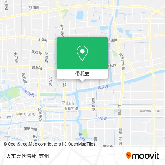 火车票代售处地图