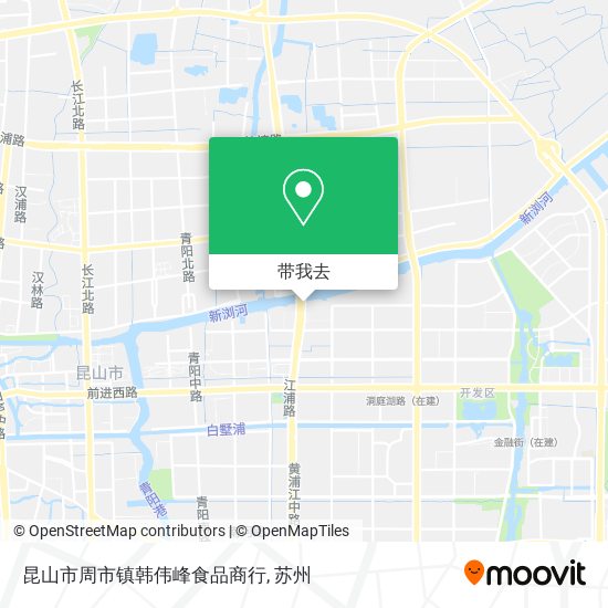 昆山市周市镇韩伟峰食品商行地图