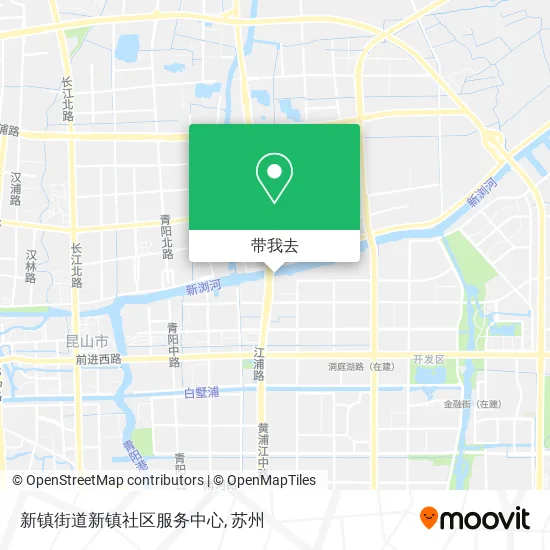 新镇街道新镇社区服务中心地图