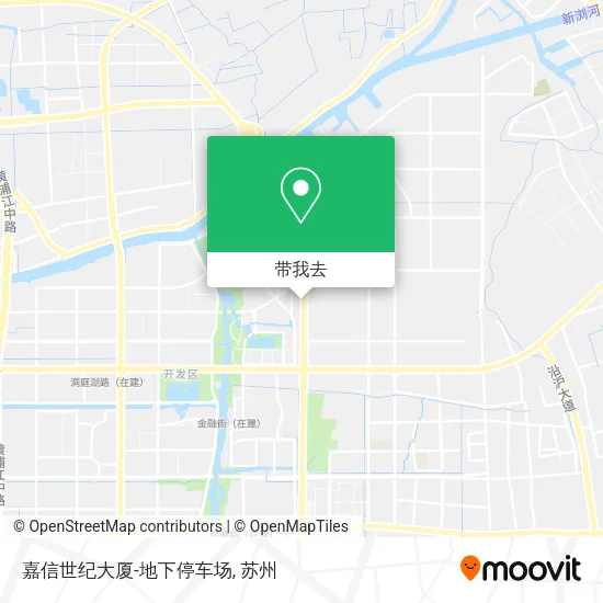 嘉信世纪大厦-地下停车场地图