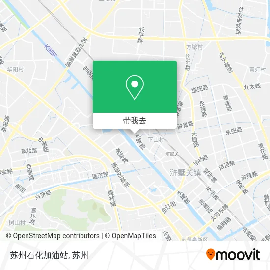 苏州石化加油站地图