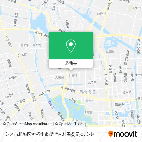 苏州市相城区黄桥街道胡湾村村民委员会地图