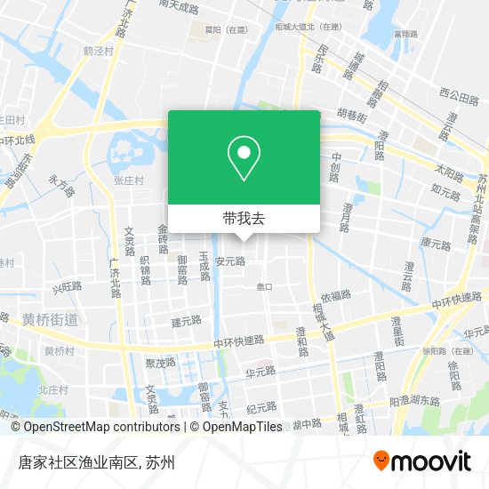 唐家社区渔业南区地图